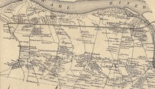 Cinnaminson Bridgeboro Fairview Riverside NJ 1876 Maps Homeowners Names Shown