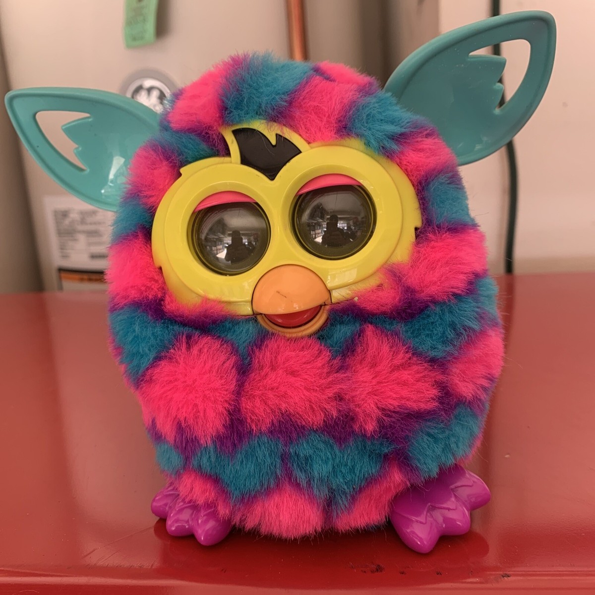 Furby Boom Working Interactive Fur Pet Hasbro 2012 Pink Blue