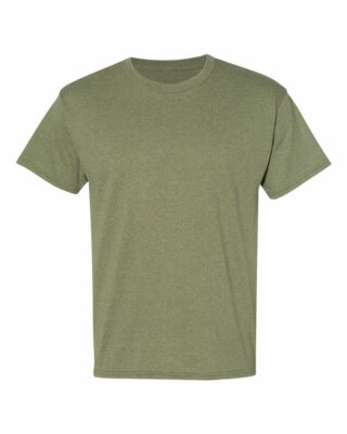 Hanes Short Sleeve 50/50 T-Shirt - Classic Cotton Blend Tee (Multiple Colors) - View #7