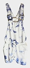 Lucky Brand Romper size 7 Small Girls Blue tie dye NWT 42.50