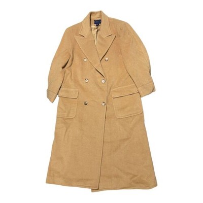 Camel Hair Double Breasted Trench EUC 