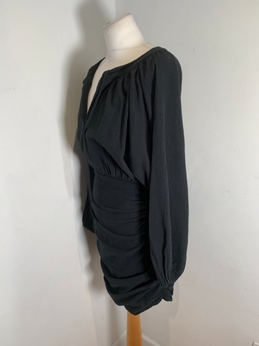 BNWT Free People The Only One Beach dress S NEW Festival Boho open back ruched - Picture 6 of 13