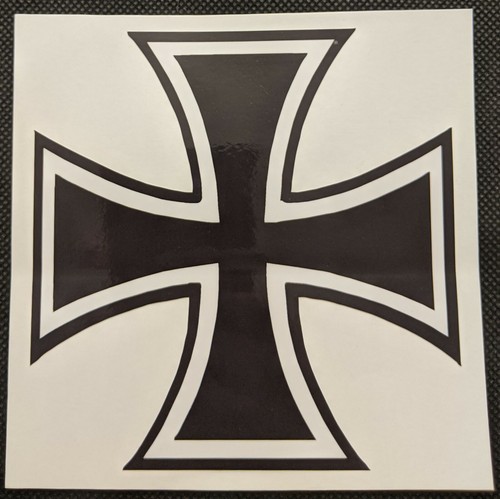 Iron Cross Vinyl Sticker 2 Inches