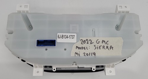 2022 GMC SIERRA SILVERADO 1500 USED INSTRUMENT CLUSTER P#812610798 84960256 - Picture 3 of 7