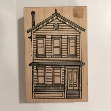 Stampa Rosa Rubber Stamp - 2 Story House