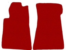 Rot Fußmatten, Automatten VORNE für Mercedes SLC SL C C107 coupe 1971-1989 14xRa