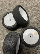 Jconcepts Proline Slick Clay Tires 2wd Buggy Avid Associated Wheels F/R #500