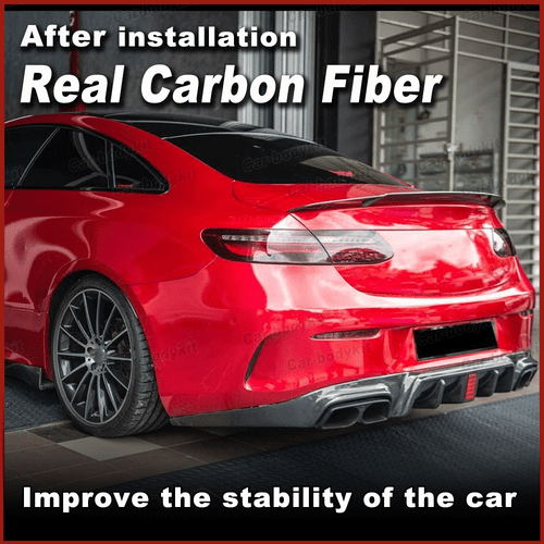 Carbon Heckspoiler Abrisskante Spoiler Lippe für Mercedes C238 E300 E400 E53 - Picture 3 of 13