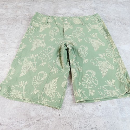 Wild Rye Short Women 12 Green Mountain Bike Outdoors Tropical Foliage Quick Dry