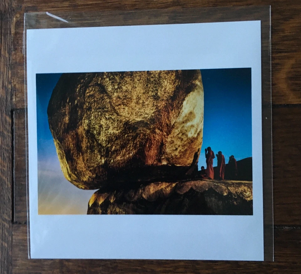 Steve McCurry SIGNED The Golden Rock - Magnum 6" X 6" Limited print - Image 2 of 4