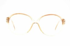 Vintage Terri Brogan 8616 OPTYL Brown Oval Eyeglasses Frame NOS