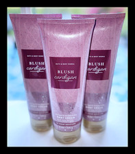Bath Body Works Blush Cardigan 8 fl oz Ultimate Hydration Body Cream x3