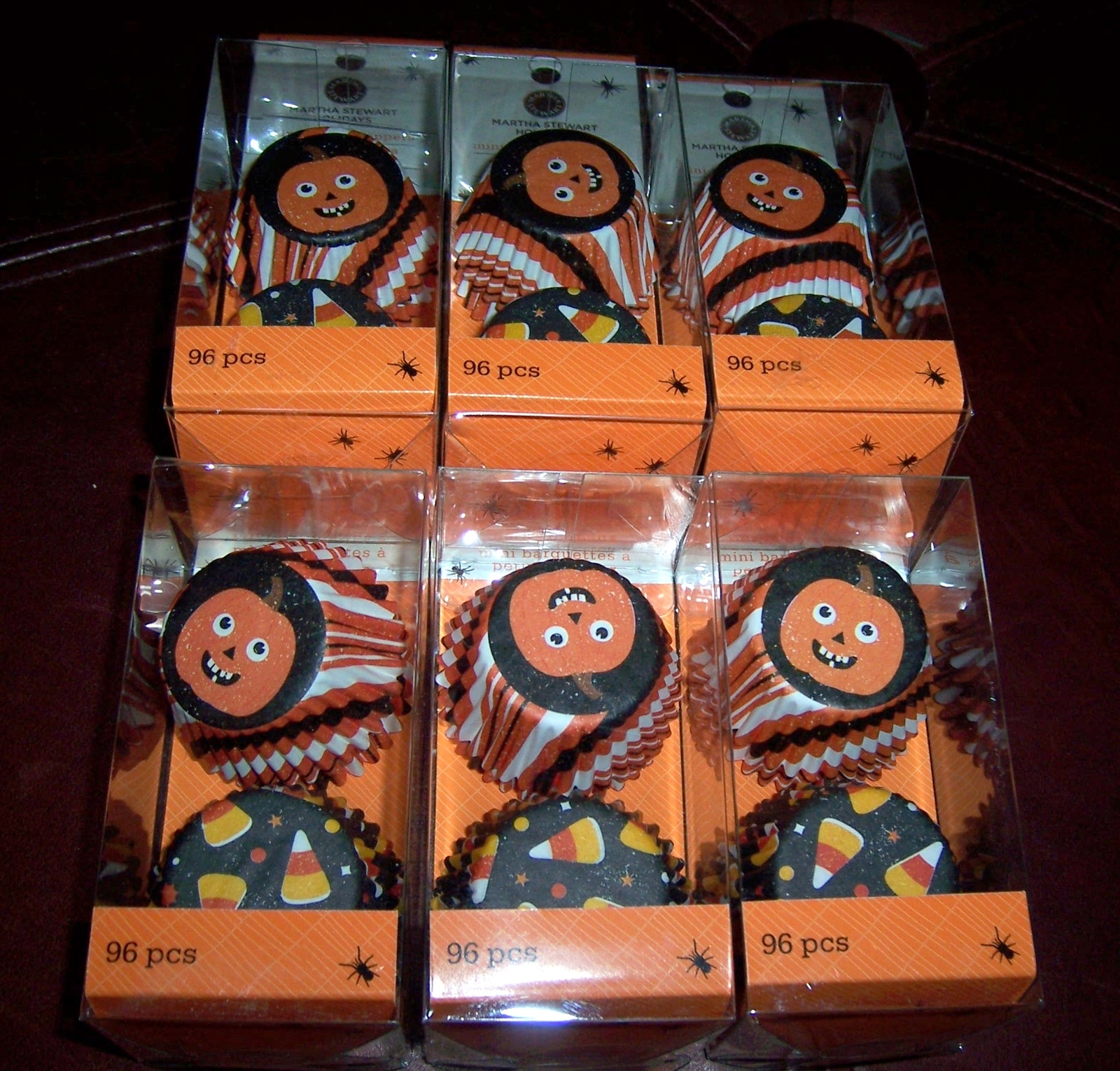 Retired Martha Stewart Halloween Mini Treat/Cupcake Wrappers - Lot of 6-image