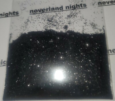 Black onyx Extra Fine Glitter for nails, DIY,  acrylic, crafts, half tbsp