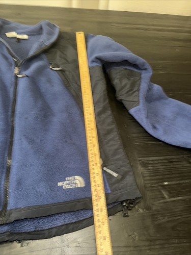 Vintage 90s North Face Gore Windstopper Fleece Jacket Mens M Navy/Charcoal - Picture 7 of 10
