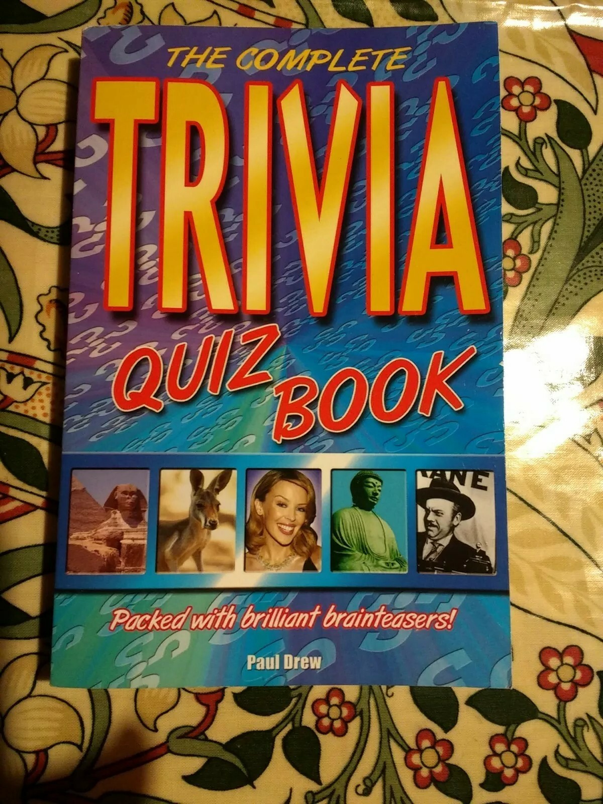 Trivia Quiz Book, Paul Drew, 250 quizzes of general knowledge to enjoy NEW