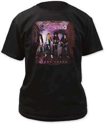 CINDERELLA NIGHT SONGS METAL ROCKER HAIR GOTH PUNK BAND ROCK TEE T SHIRT S-2XL