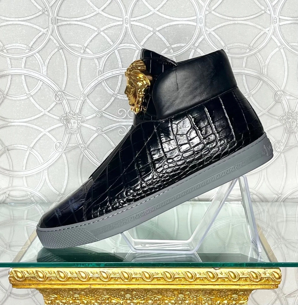 Versace palazzo high top sneakers sale