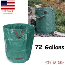 1/2 Pack Professional Reusable Garden Waste Bags 72-Gallon Leaf Lawn Trash Bags