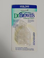 Dr. Browns Unisex Baby Natural Flow Level 2 Two Natural Flow Nipple 3 Pack