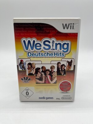 Nintendo Wii We Sing Deutsche Hits mit OVP - (ohne Anleitung)