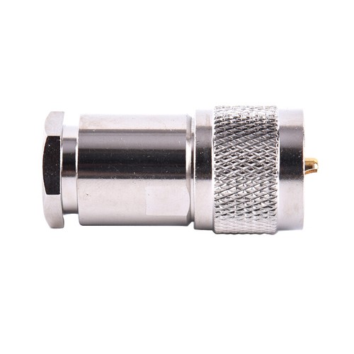 UHF male Plug PL259 clamp for RG8 RG165 RG213 7D-FB cable RF connectorJ GA - Zdjęcie 3 z 11