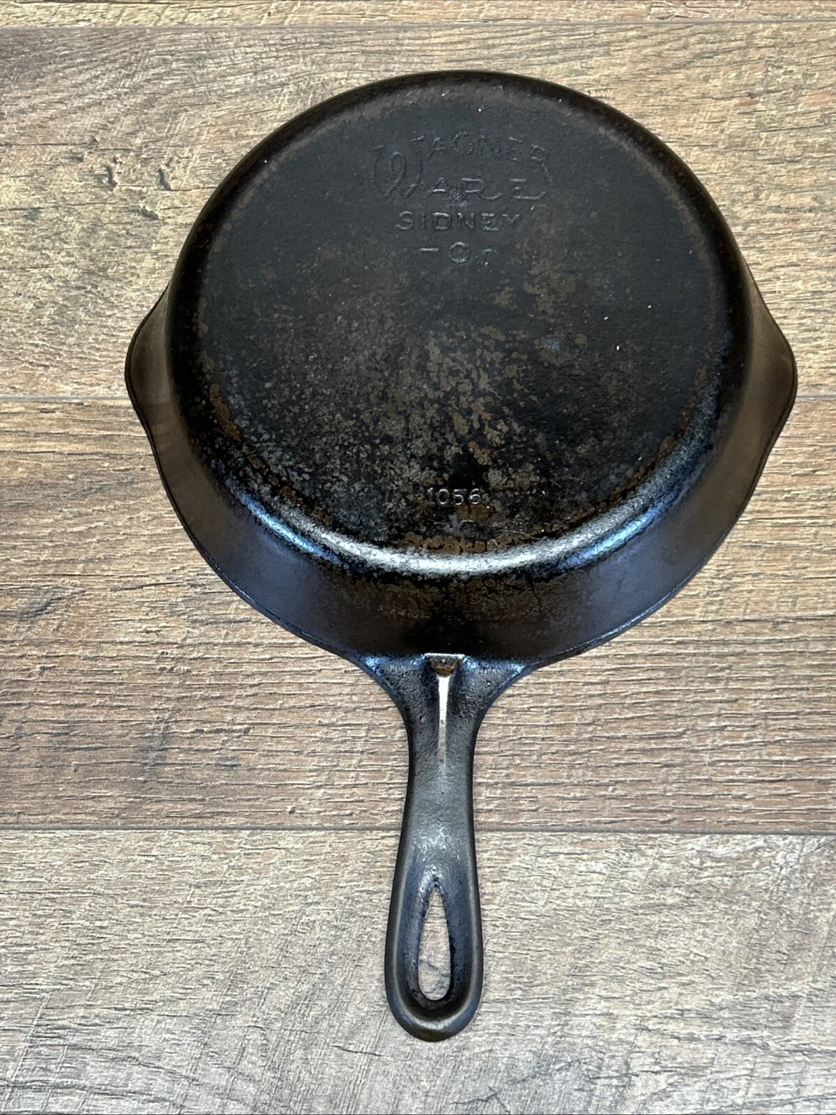 Vintage Cast Iron Wagner Ware Sidney -0- #6 Skillet 1056 J