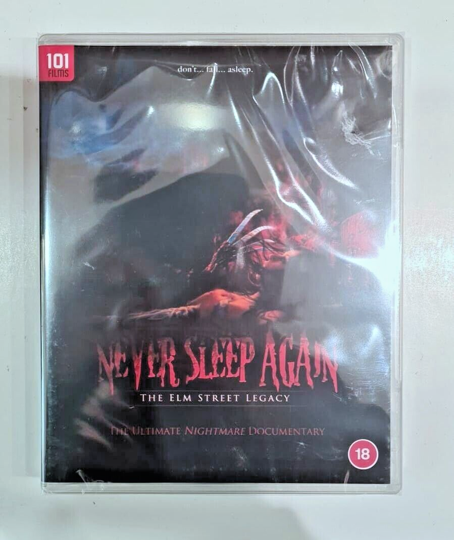 BLU-RAY  NEVER SLEEP AGAIN      101 FILMS    NEW SEALED UK STOCK