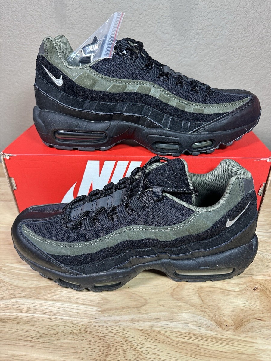 RARE Nike Mens Air Max 95 Essentials HAL Black Olive AH8444