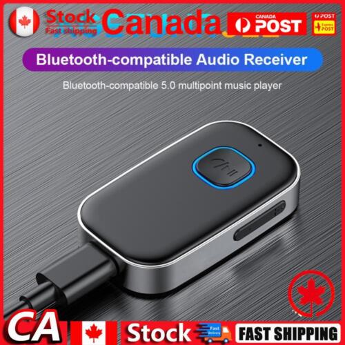 J22 Bluetooth-Compatible 5.0 Receiver Adapter 3.5mm Jack for Car PC Headphones C - Picture 1 of 8