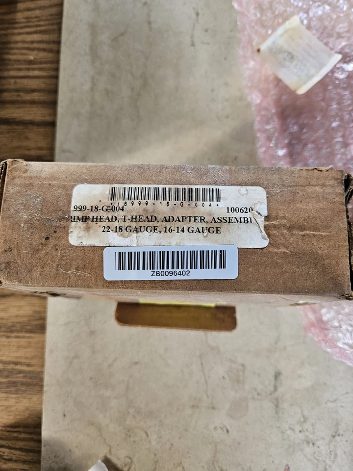 / Tyco / TE Connectivity 999-18-G-004, матрица обжимной головки Certi. Протестировано - Изображение 3 из 4