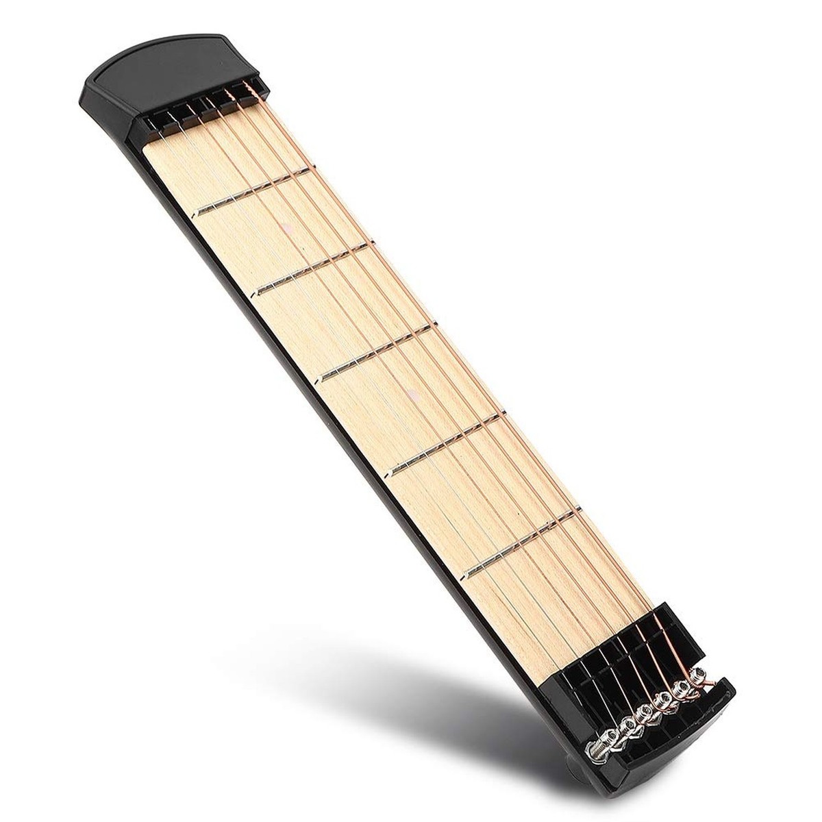 Moreup Digitaler Gitarren-Trainer mit Display, tragbare Tasche, Gitarren-Akkord-Trainer, Griffbrett, Übungswerkzeug für Anfänger, mit Akkord-Diagramm Metronom