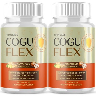 (2 Pack) Cogu Flex Joints Support Advanced Vitamin Formula CoguFlex 120 Capsules