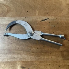 Vintage Indestro Tools No 3427 Stubby Drum Brake Spring Removal Pliers (USA)