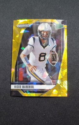 2025 Panini Prizm Draft Picks - Nicco Marchiol #170 Gold Ice Prizm (RC)