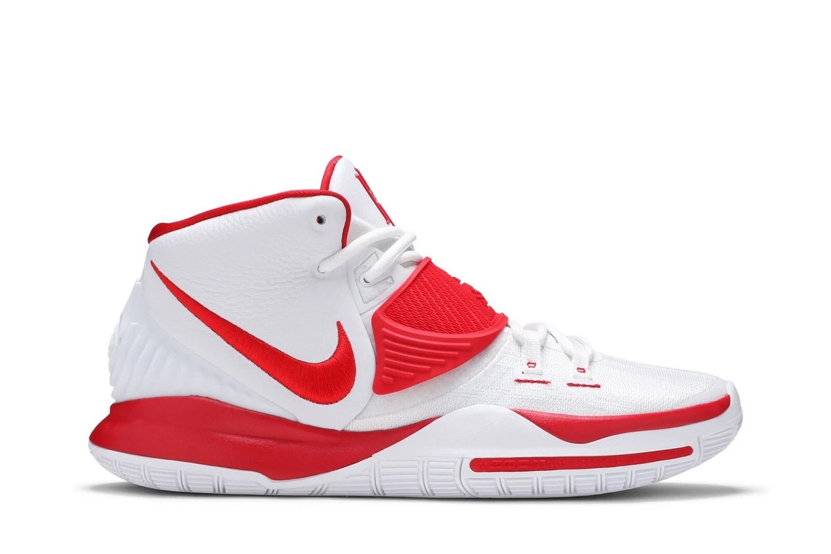 【新品！】NIKE KYRIE 6 TB EP Nike Kyrie 6 TB EP White University Red for Sale | Authenticity