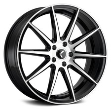Kraze 194 Cosmos Wheel 18x8 40 5x114.3 72.62 Black Single Rim
