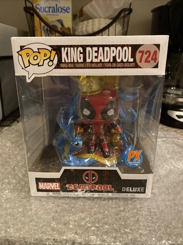 Funko Pop! Deluxe: Marvel King Deadpool (6 inch) Diamond Comics (Exclusive) #724
