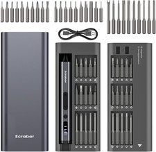 34-In-1 Mini Electric Precision Screwdriver Sets, Cordless Screwdriver with 30Pc