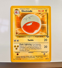 Pokemon TCG Electrode 18/64 90 HP Jungle Rare Regular Unlimited English Arita on eBay