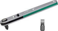 Anex Ultra Low Profile Offset Ratcheting Screwdriver 90 Degree Green (2 Bits)