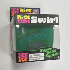Nee Doh Nice Cube Swirl Super Solid Squish Sq...