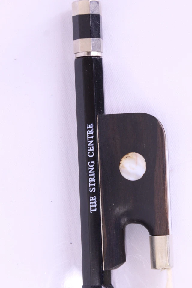 The String Centre FG Deluxe Fiberglass Composite Bass Bow 3/4 French DAMAGED - Image 2 of 4