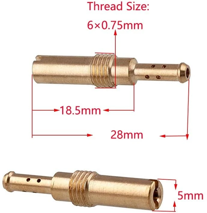 Juego de 10 piezas de kit de jet principal de piloto lento para Yamaha V Star 1100 XVS1100A 2001 Foto 4 de 4
