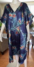 Anthony Richards Peacock Vibrant Colors Caftan Size X / X Peacock Muumuu Lounger