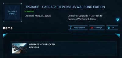 Star Citizen Upgrade Anvil Carrack - RSI Perseus