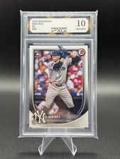 2025 Bowman BEN RICE RC #85 Graded PXG 10 Gem Mint HOT ROOKIE psa