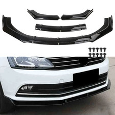 Front Bumper Lip Spoiler Splitter Body Gloss Black For Vw Jetta 6 Vi Mk6 Gli R Front Bumper Lip Spoiler Splitter Body Gloss Black For Vw Jetta 6 Vi Mk6 Gli R