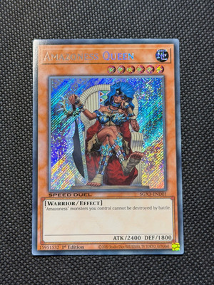 Amazoness Königin SGX3-END01 Secret Rare 1. Auflage Near Mint Yugioh