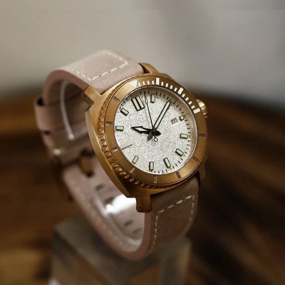 Cobra Calibre Bronze Blood & Thunder - White Sparkling Dial - Myota 9015 Auto